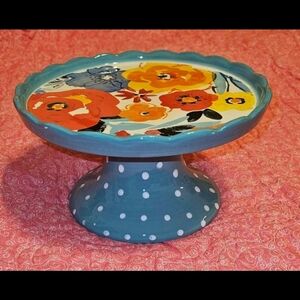 The Pioneer Woman Floral Birthday Cupcake Cake Stand 8" x 4.5"